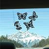 4Pcs 4 Styles PET Waterproof Self-adhesive Car Stickers DIY-WH0308-225A-096-6