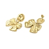 304 Stainless Steel Bowknot Stud Earrings for Women EJEW-U020-02G-2