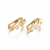304 Stainless Steel Clip-on Earrings Findings STAS-L234-136G-1
