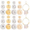 240Pcs 12 Styles Brass Beads KK-WR0001-44-1