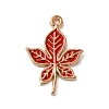 Thanksgiving Day Theme Alloy Enamel Pendants ENAM-M002-03G-05-1