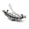 Flower Alloy Rhinestone Hair Barrettes PHAR-S604-01AS-01-3