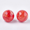 Imitation Gemstone Acrylic Beads X-OACR-T011-107B-2
