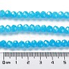 Baking Paint Imitation Jade Glass Bead Strands DGLA-A034-J6MM-A13-5