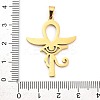 304 Stainless Steel Pendants LS-STAS-R134-04G-01-3