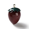 Alloy Resin Big Pendants RESI-S022-01A-2