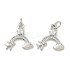 Brass Micro Pave Cubic Zirconia Pendants LS-KK-Z120-30P-1