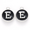 Platinum Plated Alloy Charms LS-ENAM-S118-02E-P-1