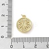 Brass Micro Pave Clear Cubic Zirconia Pendants KK-Q813-06B-G-3