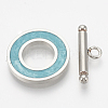 201 Stainless Steel Toggle Clasps STAS-T037-06B-1
