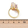 Nuggets Natural Amethyst Open Cuff Rings RJEW-K286-12G-04-5