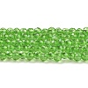 Transparent Glass Beads Strands GLAA-H021-03-18-2