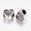 304 Stainless Steel European Beads STAS-E131-03AS-1