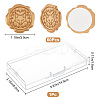 60Pcs Adhesive Wax Seal Stickers DIY-CP0006-30-20-2