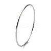 Non-Tarnish 304 Stainless Steel Simple Plain Bangle for Women BJEW-F461-01B-P-2