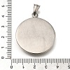 304 Stainless Steel Pendants STAS-K294-03AS-3