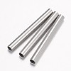 Tarnish Resistant 304 Stainless Steel Tube Beads STAS-P100-06P-1