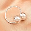 Brass Cuff Rings for Women RJEW-Z113-18P-4
