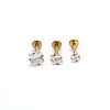 304 Stainless Steel Threadless Labrets WG64015-44-1