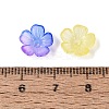 Transparent Plastic Bead Caps KY-Q005-02A-M02-4