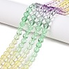 Baking Paint Transparent Glass Beads DGLA-M001-8mm-02-6