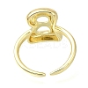 Rack Plating Brass Open Cuff Rings RJEW-S394-01G-B-3