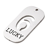 304 Stainless Steel Pendants STAS-D200-02G-P-2