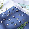50Pcs Zinc Alloy Spikes Screwback Studs FIND-GF0008-53C-4