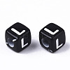 Opaque Acrylic Beads SACR-N002-01L-3