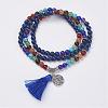 Natural Gemstone Beads Necklaces NJEW-F147-B01-3