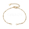 304 Stainless Steel Satellite Chain Bracelet Making AJEW-JB01277-01-1