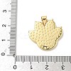 Brass Resin Pendants KK-L239-069G-3