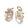 Brass Charms KK-L179-08D-G-2