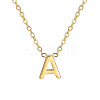 201 Stainless Steel Initial Pendant Necklaces FS-WG78A3B-01-3