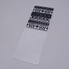 Plastic Fondant Stencil DIY-WH0221-01O-2