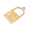 304 Stainless Steel Pendants STAS-I325-122G-2