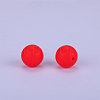 Round Silicone Focal Beads SI-JX0046A-90-5