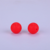 Round Silicone Focal Beads SI-JX0046A-90-5