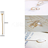 Brass Ball Head Pins KK-BC0003-99-0.6x20-2