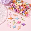 100Pcs Acrylic Pendant PALLOY-FS00039-03-7