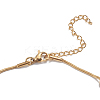 Ion Plating(IP) Stainless Steel Round Snake Chain Anklets LS-AJEW-G024-13G-2