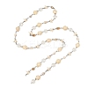 ABS Imitation Pearl & Synthetic Turquoise Beaded Chains AJEW-JB01668-1