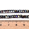 Electroplate Opaque Glass Beads Strands EGLA-N022-09A-C01-4