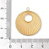 304 Stainless Steel Pendants STAS-C121-50D-G-3