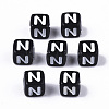 Opaque Acrylic Beads SACR-N002-01N-2