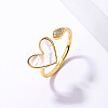 Natural Shell Open Cuff Ring YD7798-3-1-1