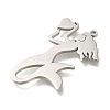 Anti-Tarnish 304 Stainless Steel Pendants LS-STAS-R131-13P-2