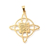 304 Stainless Steel Pendants STAS-S144-05G-A-1
