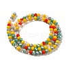 Glass Beads Strands EGLA-A034-M4mm-44-3