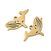 201 Stainless Steel Pendants STAS-P428-04A-G-2